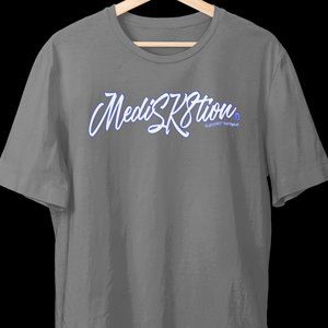 Medisk8tion Skate Shirt Grey/Blue